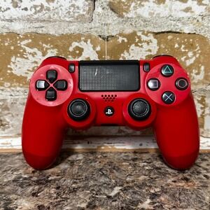 Sony DualShock 4 Wireless Controller PS4 Red Good Condition CUH-ZCT2U